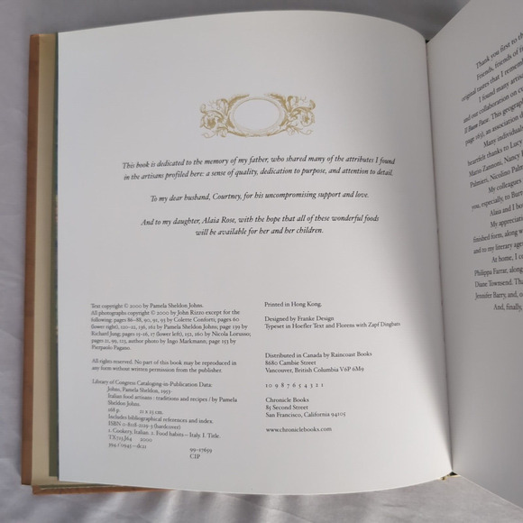 Italian Food Artisans Traditions And Recipes By Pamela Sheldon Johns Cookbook - Picture 4 of 16